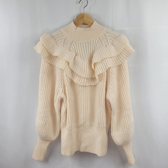 H&M Flounce Ruffle Sweater Blogger Fave - Picture 5 of 10